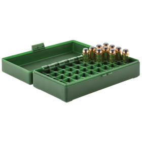 Boîte de rangement 50 munitions cal. 44 Magnum  Chez DEVILLE ARMORY. Votre armurerie en ligne.