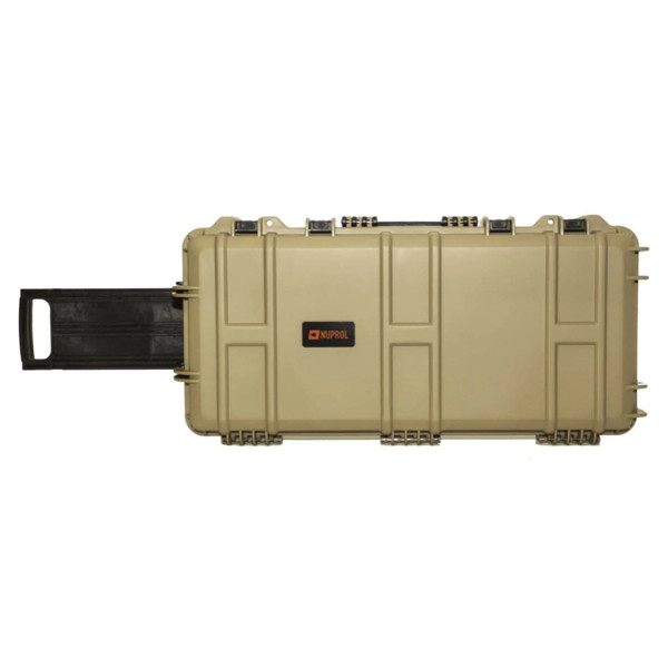 Mallette Waterproof 75x33x13cm Tan  Chez DEVILLE ARMORY. Votre armurerie en ligne.