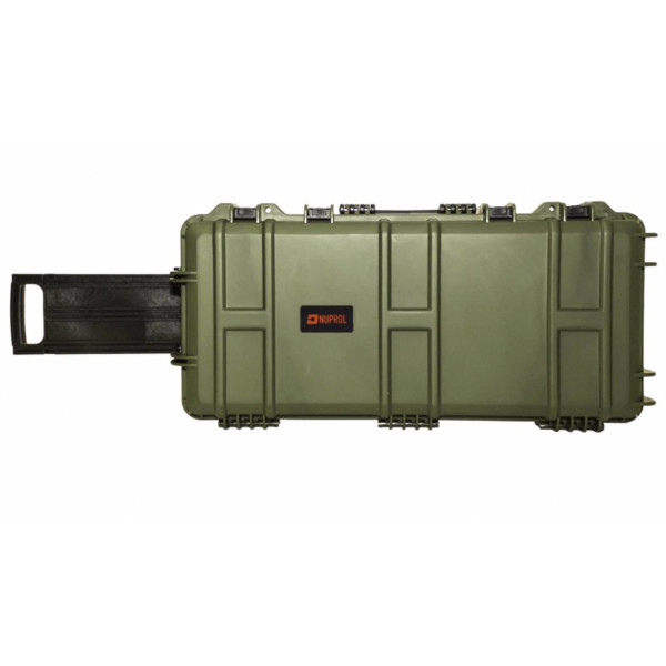 Mallette Waterproof 75x33x13cm mousse pré-decoupée vert  Chez DEVILLE ARMORY. Votre armurerie en ligne.