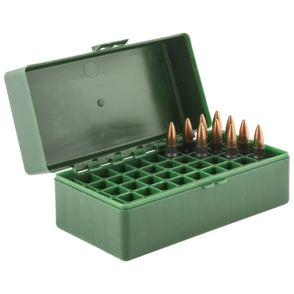 Megaline Boîte de rangement 50 munitions cal. 7.62 x 39