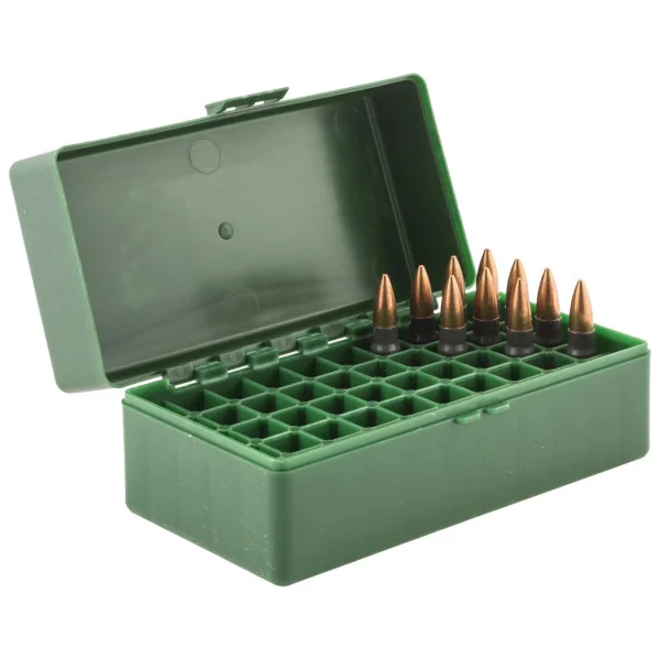 Megaline Boîte de rangement 50 munitions cal. 7.62 x 39