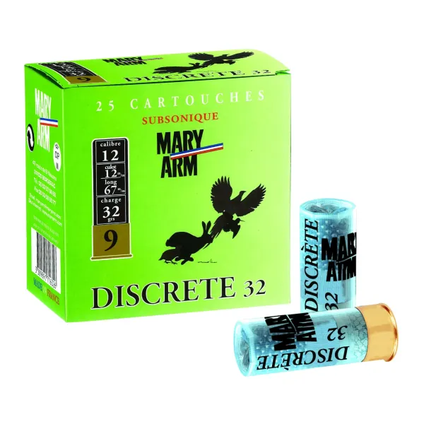 Cartouches Mary-Arm subsoniques - Cal. 12/67