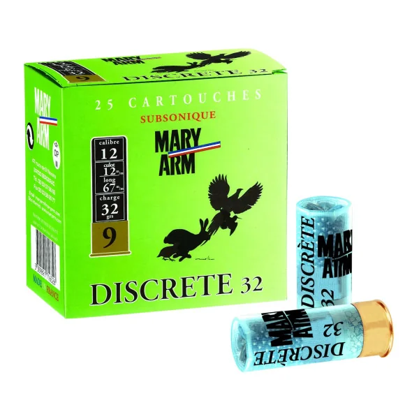 Cartouches Mary-Arm subsoniques - Cal. 12/67