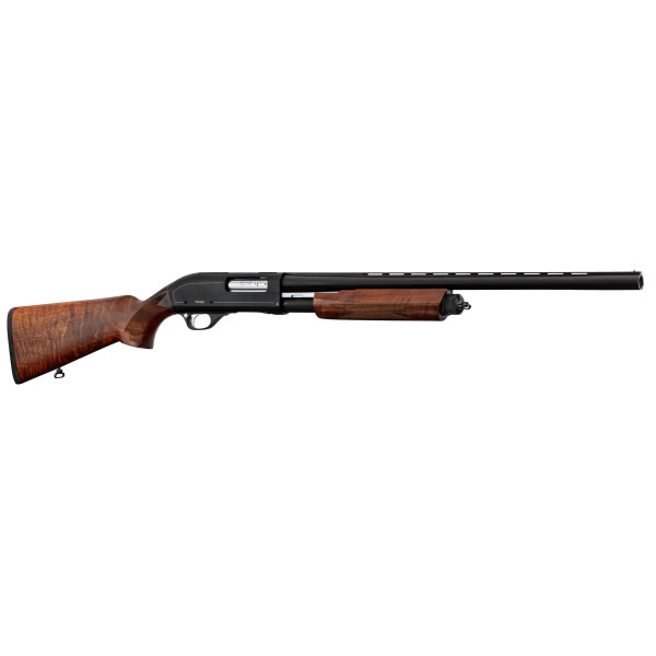 Fusil de chasse à pompe Yildiz S61 crosse bois Cal 12/76  Chez DEVILLE ARMORY. Votre armurerie en ligne.