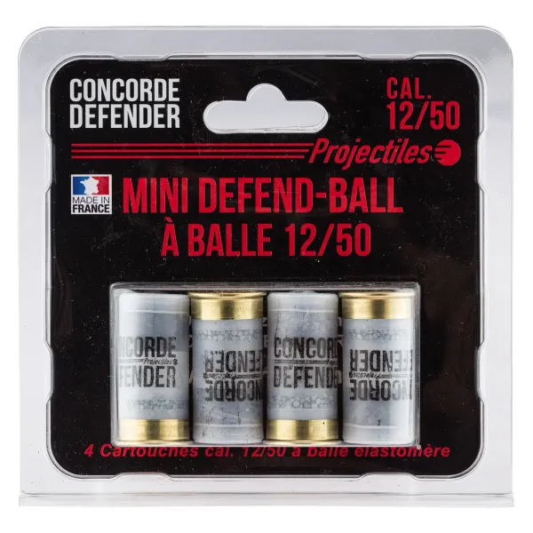 4 cartouches Mini Defend-Ball (2 variante)