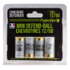 4 cartouches Mini Defend-Ball cal. 12/50 chevrotine Elastomere  Chez DEVILLE ARMORY. Votre armurerie en ligne.