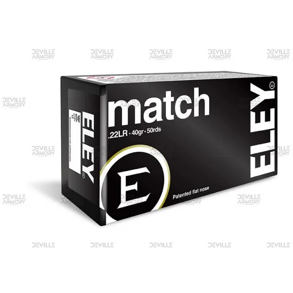 50 Cartouches Cartouches Eley Match cal. 22 LR