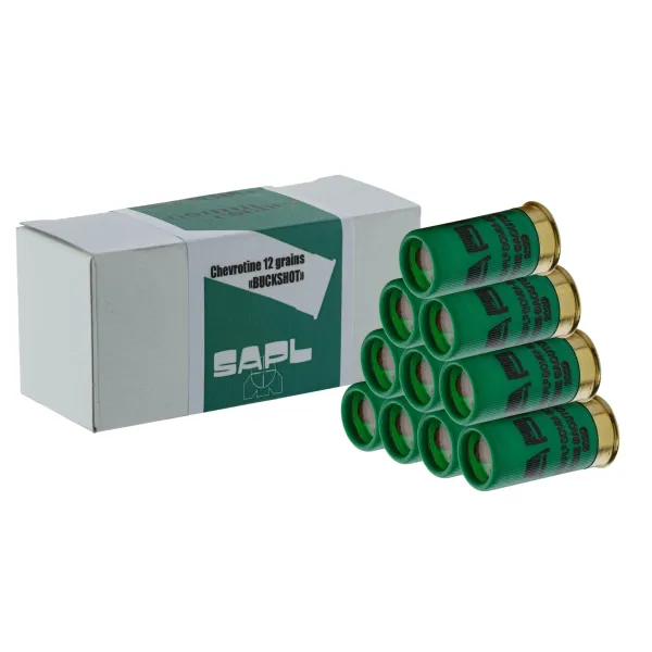 SAPL Cartouches mini Gomm-Cogne chevrotines cal. 12/50 CHEVROTINE 12/50 BTE/10