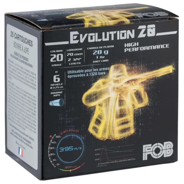 Cartouches Fob Evolution 20 - Cal. 20/70