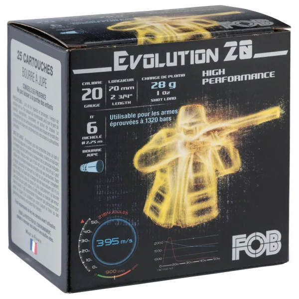 Cartouches Fob Evolution 20 - Cal. 20/70