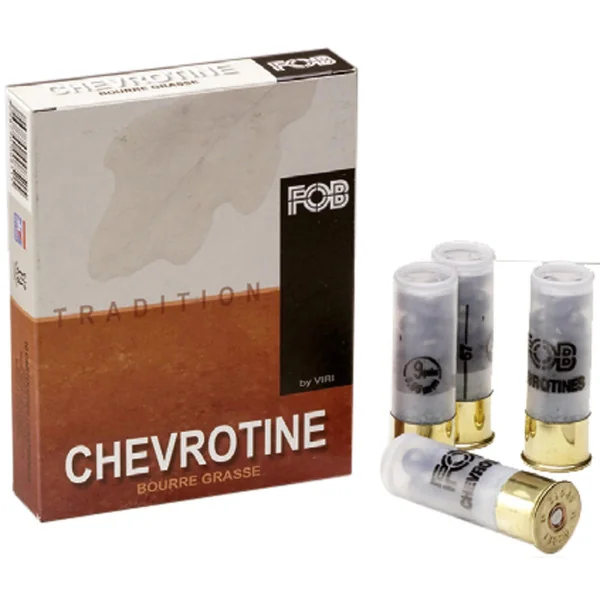Cartouches Fob Tradition chevrotine - Cal. 12/67