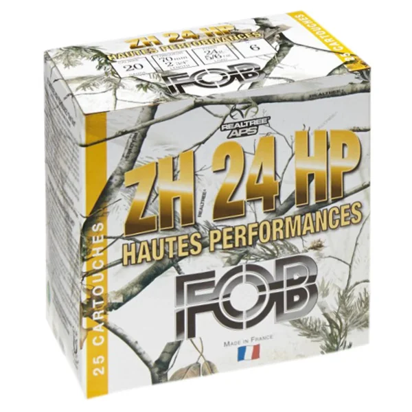 Cartouches Fob ZH Acier haute performance - Cal. 20/70