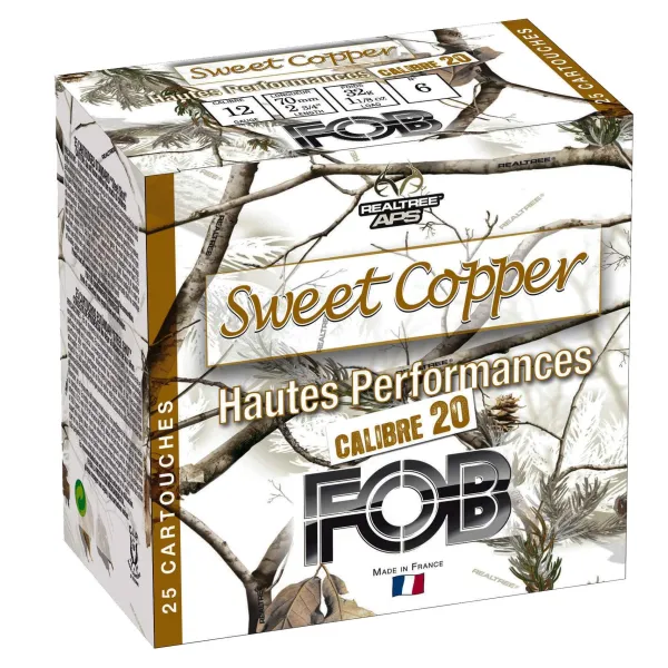 Cartouches Fob Sweet Copper haute performance - Cal. 20/70