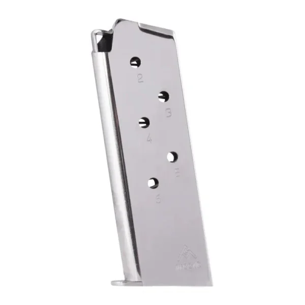 Mec-Gar CHARGEUR COLT 1911 OFFICER 6RDS NICKEL 45ACP