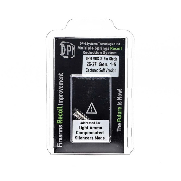 DPM MRS-S pour Glock 26 et 27 Gens 1-5 Édition spéciale capturée en version douce  Chez DEVILLE ARMORY. Votre armurerie en ligne