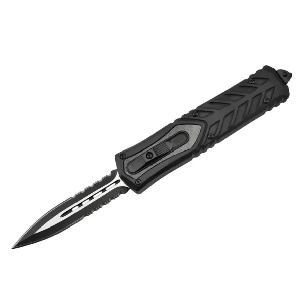 Couteau automatique OTF lame acier manche aluminium