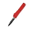 Petit couteau automatique aluminium anodisé rouge
