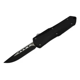 Couteau automatique lame drop point en acier MKO43K