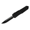 Couteau automatique lame drop point en acier MKO43K