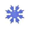 Max Knives Shuriken 8 branches en G10 Bleu