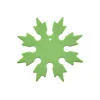 Max Knives shuriken 8 branches en G10 Vert clair