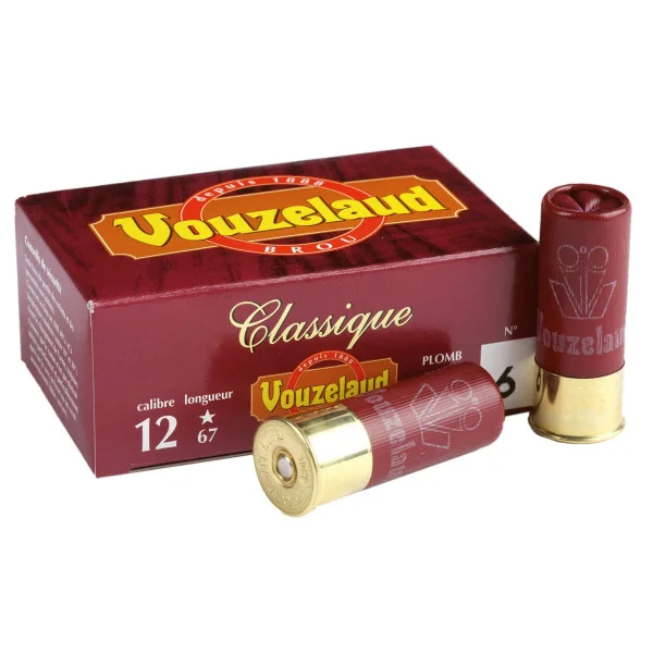 Cartouches Vouzelaud - Classique grand culot - Cal. 12/67