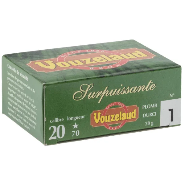 Cartouches Vouzelaud - Surpuissante - Cal. 20/70