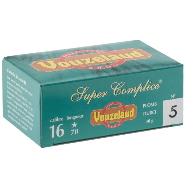 Cartouches Vouzelaud - Super Complice 70 - Cal. 16/70