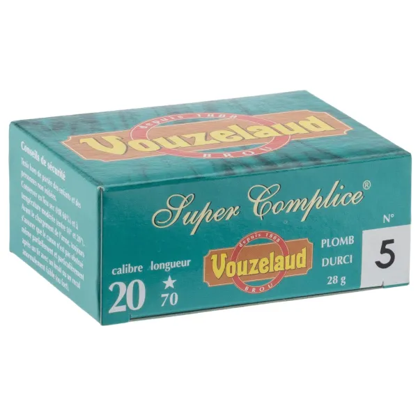 Cartouches Vouzelaud - Super Complice 70 - Cal. 20/70