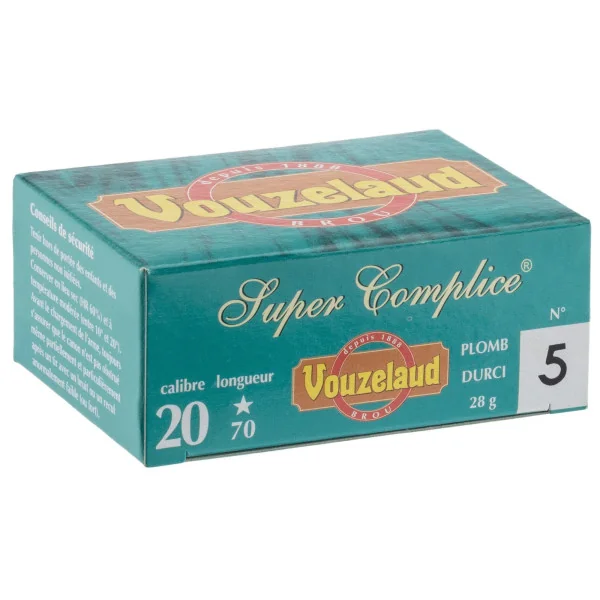 Cartouches Vouzelaud - Super Complice 70 - Cal. 20/70