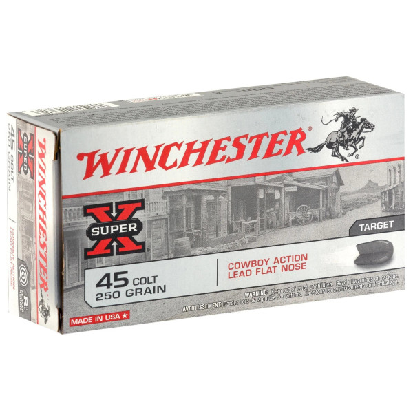 Cartouches Winchester . 45 Colt   Chez DEVILLE ARMORY. Votre armurerie en ligne.