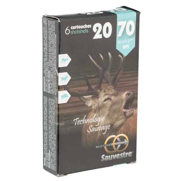 Cartouches Sauvestre gros gibier - Cal. 20/70