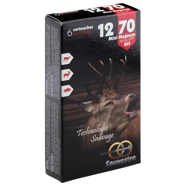 Cartouche Sauvestre mini Magnum - Cal. 12/70