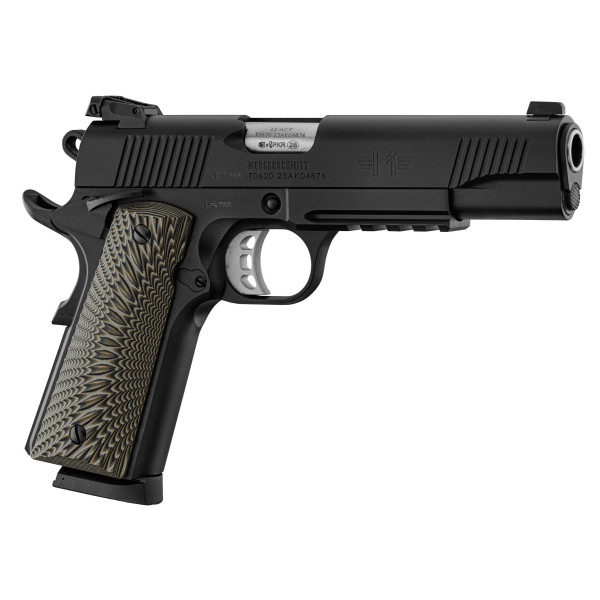 Pistolet 1911 Messerschmitt Black 45ACP  Chez DEVILLE ARMORY. Votre armurerie en ligne.