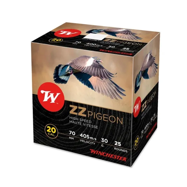Cartouches Winchester ZZ Pigeon - Cal. 20/70