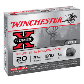 Cartouche Winchester SUPER-X - Cal 20/70  Chez DEVILLE ARMORY. Votre armurerie en ligne.