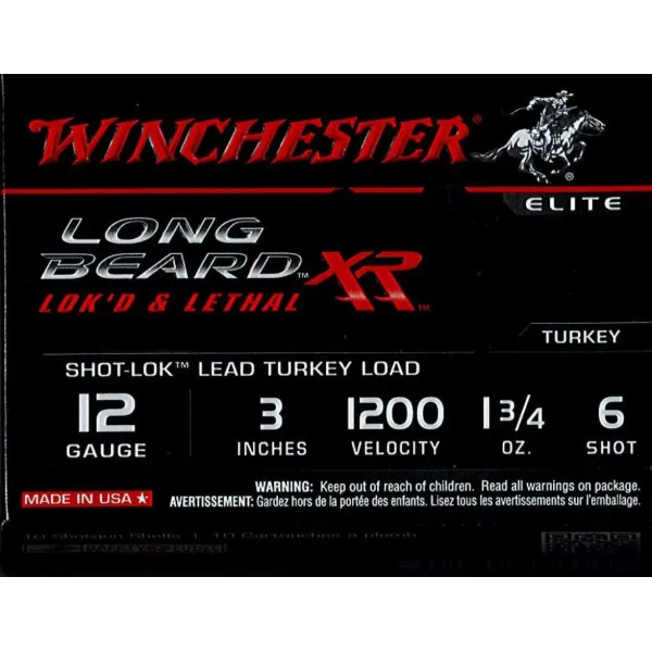 Cartouches Winchester XR long beard 12/76