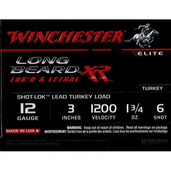Cartouches Winchester XR long beard 12/76