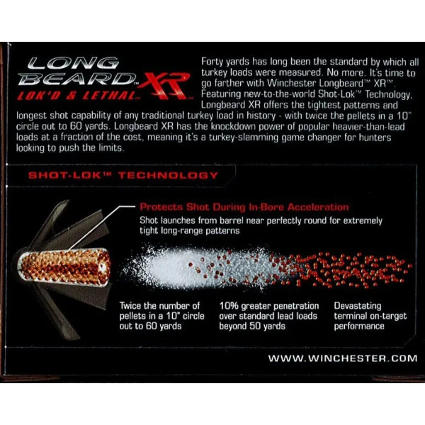 Cartouches Winchester XR long beard 12/89