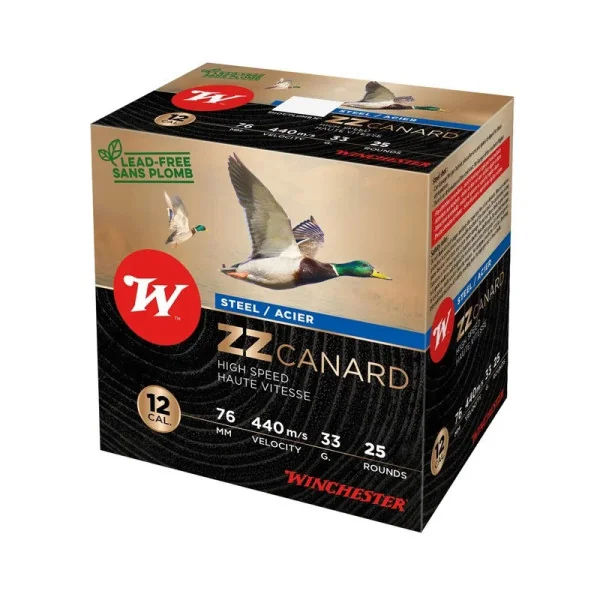 Cartouches Winchester ZZ Canard Acier 12/76