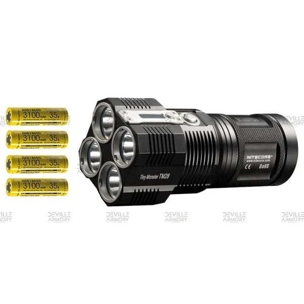 Nitecore Tiny Monster 28BI + Accus - 6000Lm