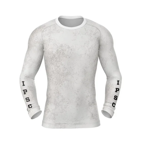 T-shirt compression manches longues DED IPSC Competition - Blanc