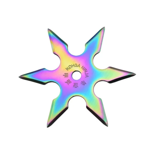 Max Knives Shuriken 6 branches acier 420 couleur titane