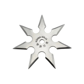 Shuriken 7 branches acier 420 silver  Chez DEVILLE ARMORY. Votre armurerie en ligne.