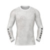 DED GLOCK Competition T-shirt de compression à manches longues Blanc, taille : XXL, Type de vêtements : Regular (Homme)  Chez DE