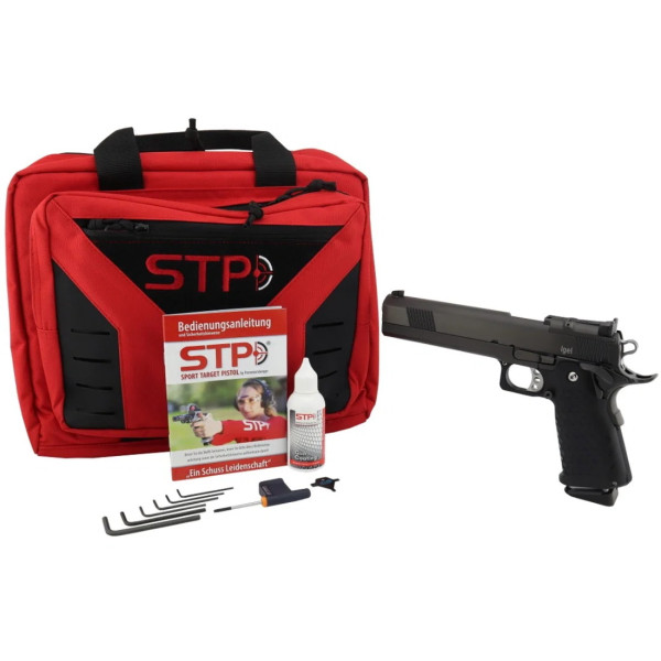 Pistolet STP IGEL 6.0 9x19 OPTICS  Chez DEVILLE ARMORY. Votre armurerie en ligne.