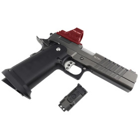 Pistolet STP Black Major 5.0 9x19 OPTICS  Chez DEVILLE ARMORY. Votre armurerie en ligne.