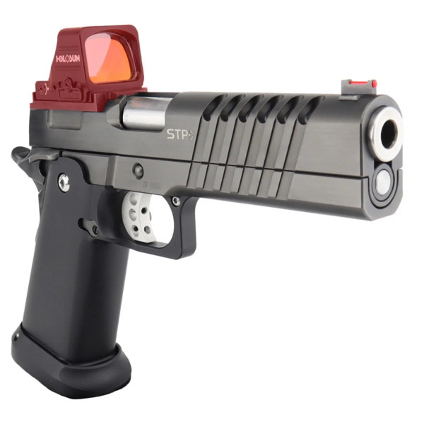 Pistolet STP Black Major 5.0 9x19 OPTICS  Chez DEVILLE ARMORY. Votre armurerie en ligne.