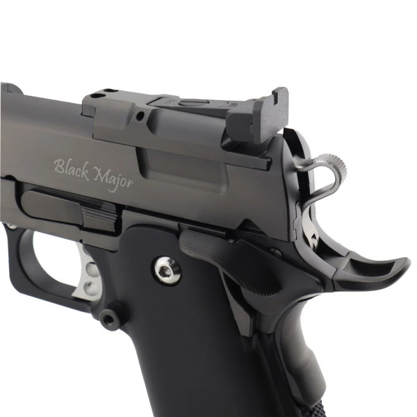 Pistolet STP Black Major 5.0 9x19 OPTICS  Chez DEVILLE ARMORY. Votre armurerie en ligne.