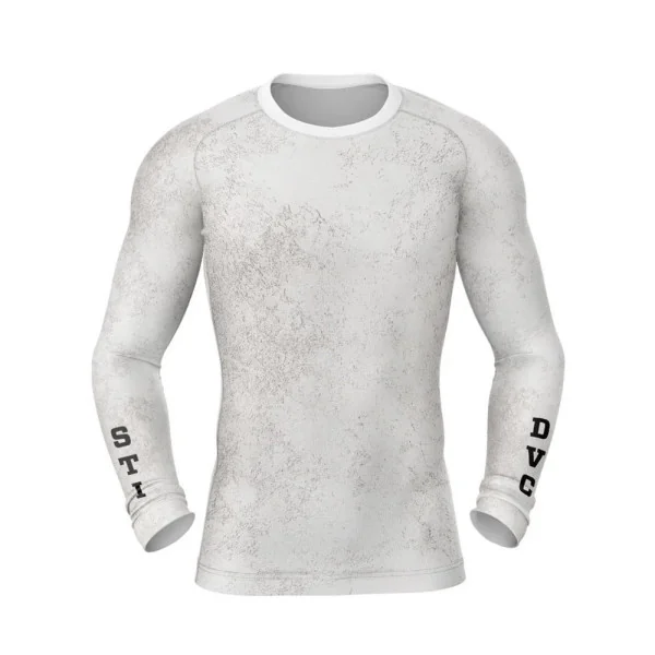 T-shirt compression manches longues DED STI Competition - Blanc